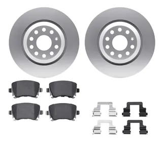 R1 Concepts WDTH1-74020 Brake Rotors - Carbon Coated W/ Euro Ceramic Pads & Hdw